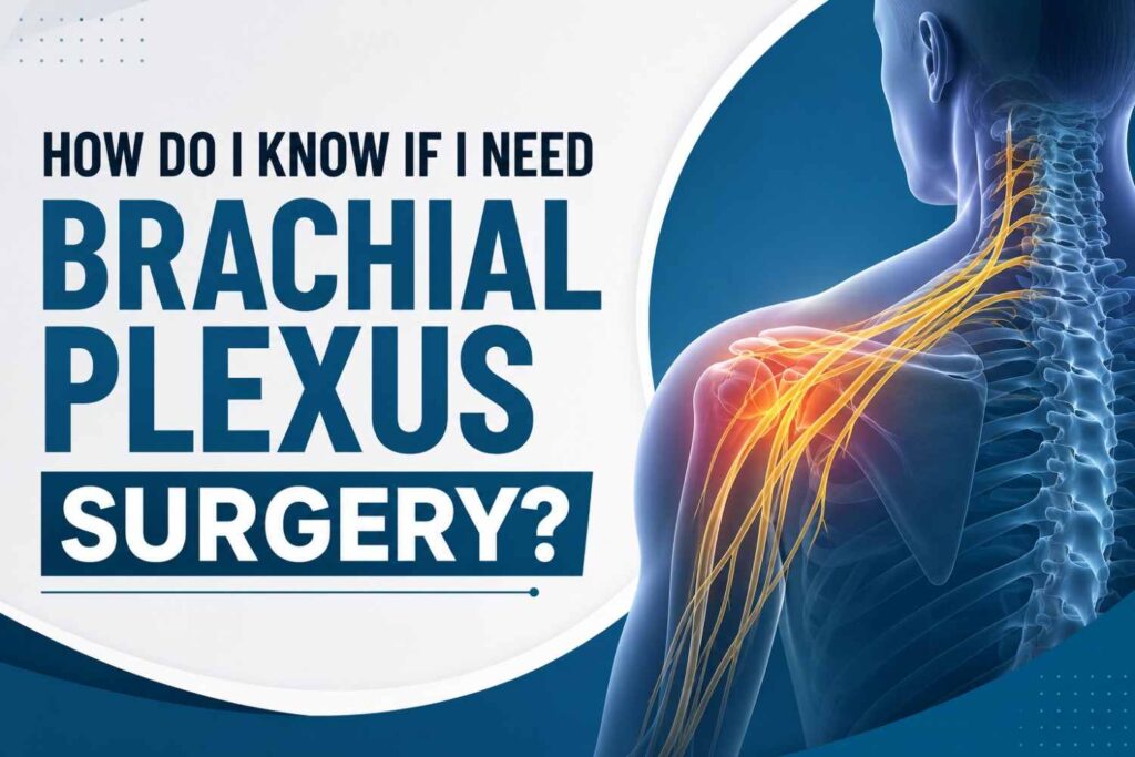 HOW DO I KNOW IF I NEED BRACHIAL PLEXUS SURGERY?